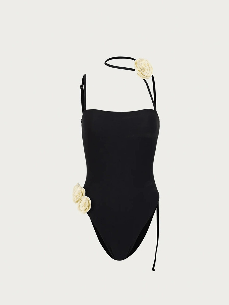 3D Flower Neck Acessorie One Piece