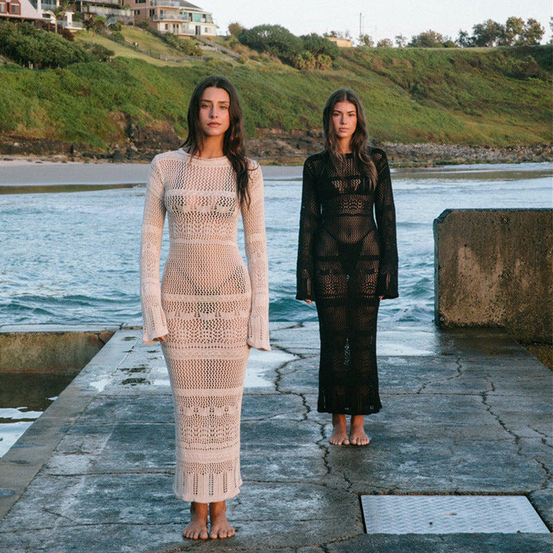 Knitted Dress Beach Cover Up